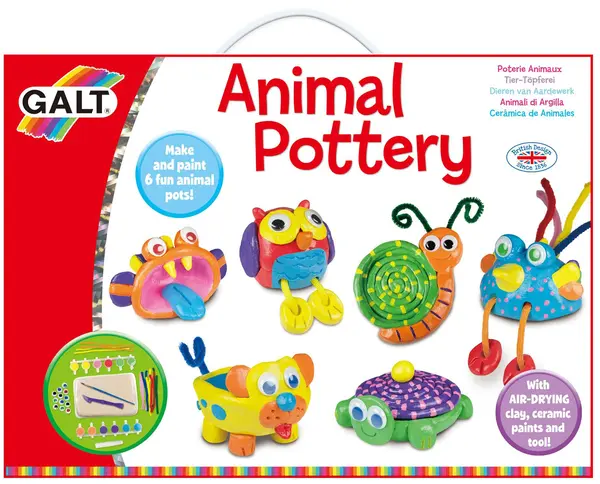 Set creativ Galt - Primii pasi in olarit, Animale colorate