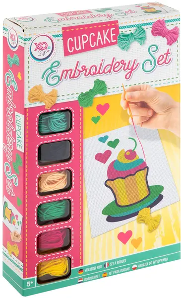 Set creativ Grafix - Broderie, cupcake