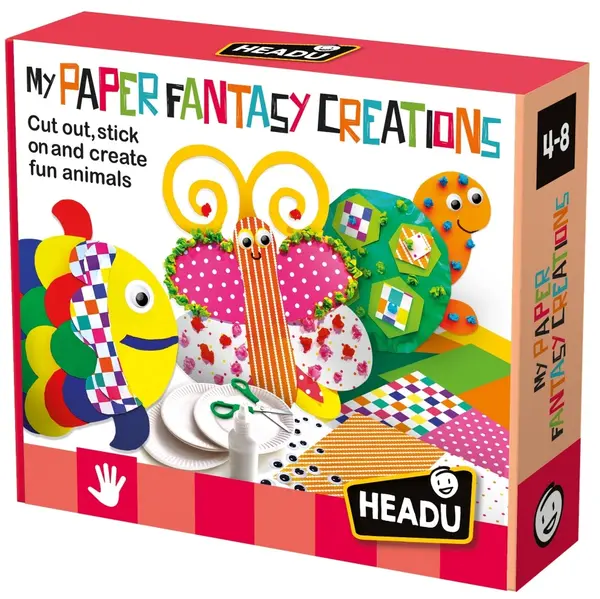 Set creativ Headu - Animale de hârtie