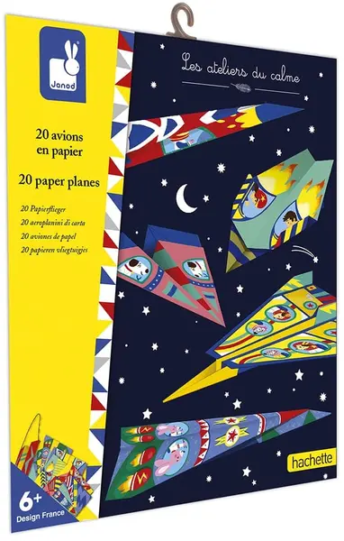 Set creativ Janod - Avioane de hartie