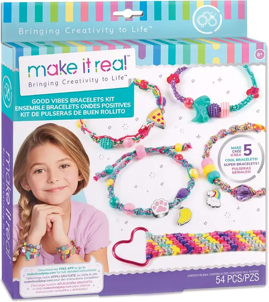 Set creativ Make it Real - Creează-ți brățări colorate