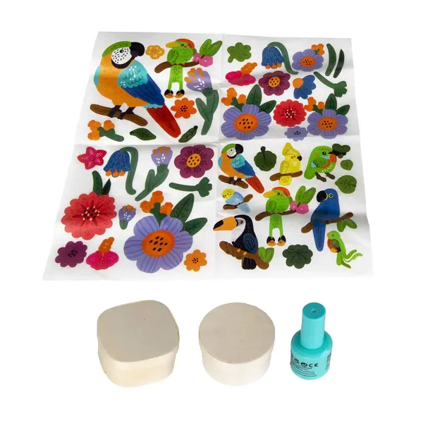 Set creativ - Paper Patch - Wooden Jewellery Box Kit | Strigo