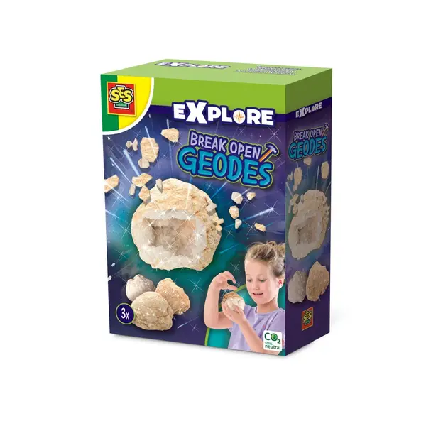 Set creativ pentru copii - Deschide Geode,+5 ani