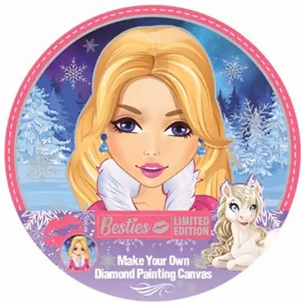 Set creativ pentru pictura cu mărgeleMoxy Besties - Fată