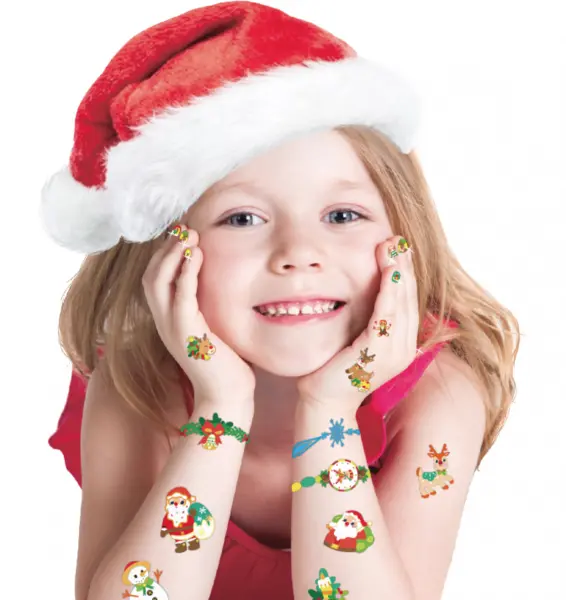 Set creativ pentru unghii si tatuaje - Craciun | Avenir