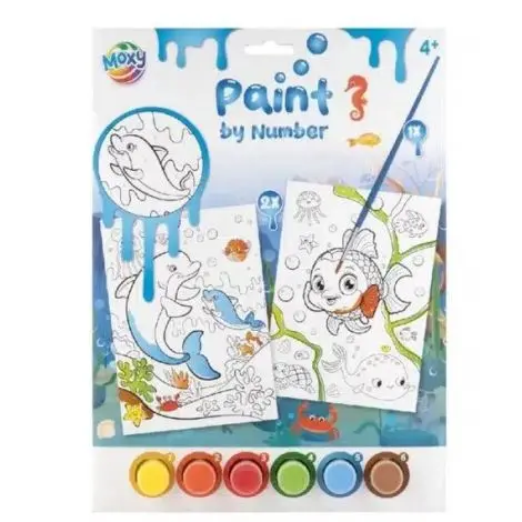 Set creativ Picteaza pe numere, A4