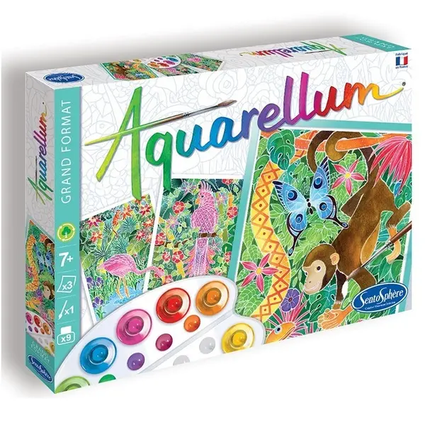 Set creativ pictura Aquarellum - Padurea amazoniana - Sentosphere