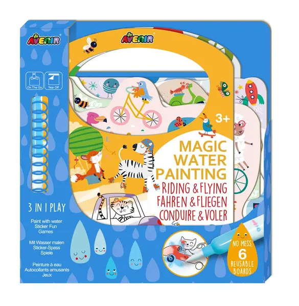Set creativ pictura cu apa - Magic Water - Calarie si zbor | Avenir