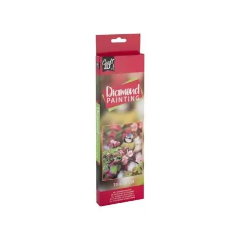 Set creativ pictura cu diamante, Diamond painting, Flori, Craft Sensations
