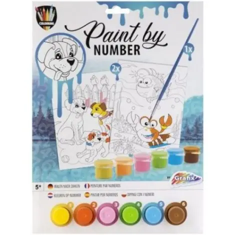 Set creativ Pictura pe numere, Animale dragalase