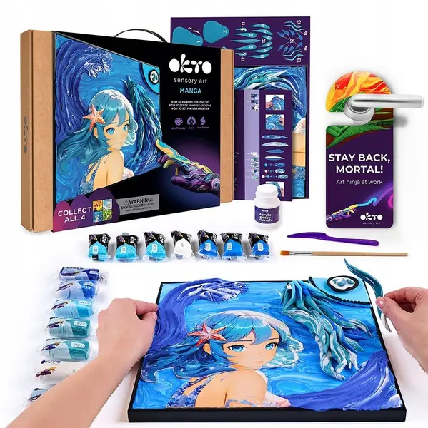 Set creativ - Sensory Art - Manga Water | Okto Clay