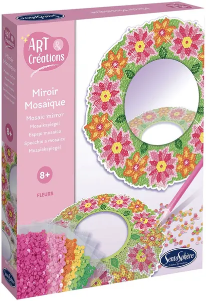 Set creativ Sentosphere - Oglindă din cristal diamant în formă de floare DIY