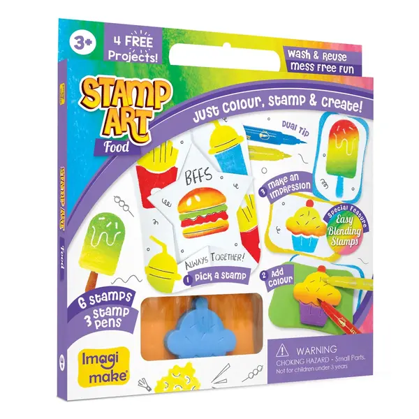 Set creativ - Stampile - Mancare | ImagiMake
