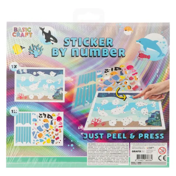 Set creativ - Sticker by number - Sea | Grafix