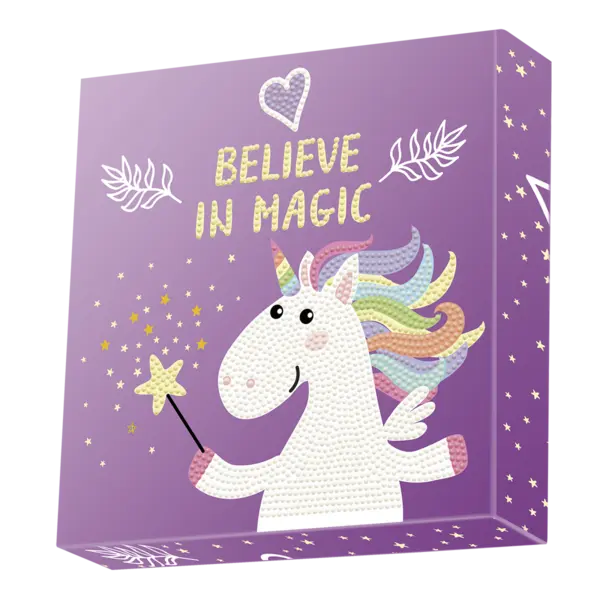 Set creativ tablou Believe in Magic, pictura cu diamante