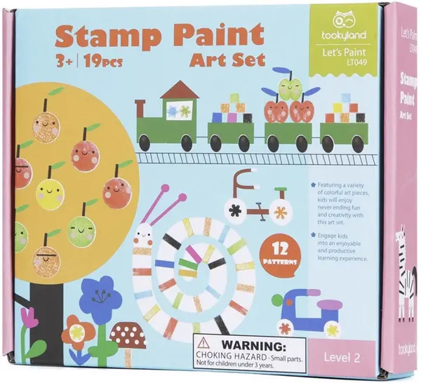 Set creativ Tooky Land - Desenați cu ștampile