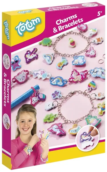 Set creativ Totum - Fă-ți singur brățări cu farmec