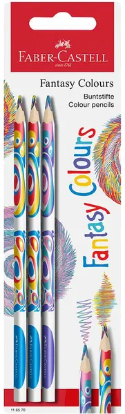 Set creioane colorate Faber-Castell - Fantasy, 3 bucăți