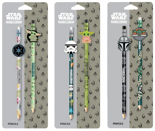 Set creioane Cool Pack Star Wars - The Mandalorian, HB, 2 bucăți, sortiment