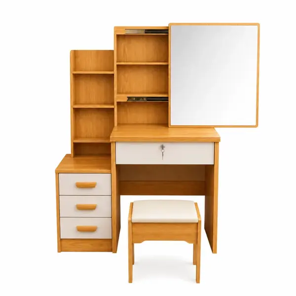 SET CRYSTAL - Masuta de machiaj cu oglinda clasica - OAK