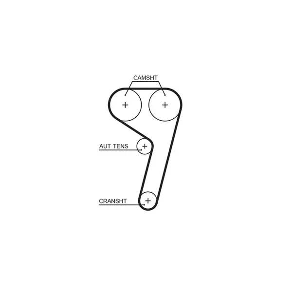 Set curea de distributie GATES K045669XS