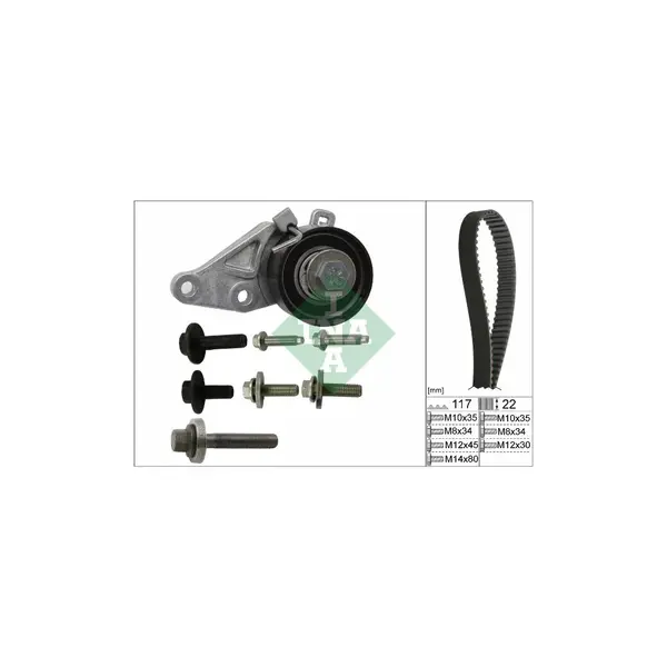 Set curea de distributie Schaeffler INA 530 0140 10