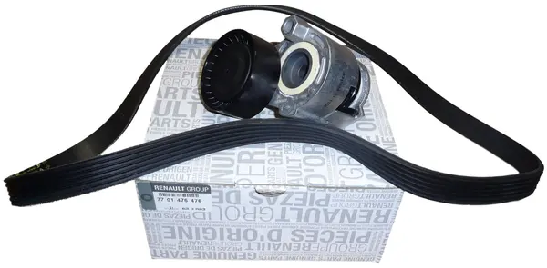 Set curea transmisie cu caneluri OE RENAULT 7701476476