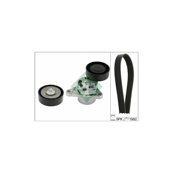 Set curea transmisie cu caneluri Schaeffler INA 529 0487 10