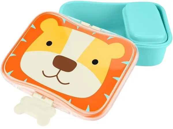 Set cutii de alimente Skip Hop Zoo - Lion, 2 buc