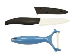 Set cutit din ceramica+decojitor pentru legume
