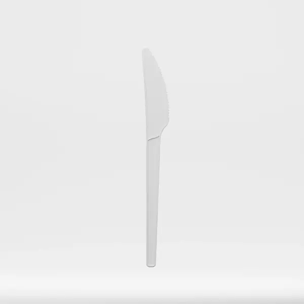 Set Cuțite Bio - 100 Bucăți, 16,6 cm, Alb