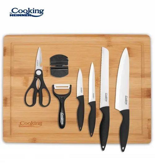 Set cutite de bucatarie Heinner HR-EVI-8CRR, 8 piese