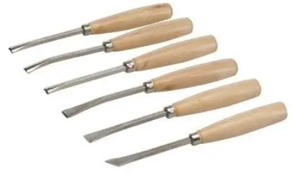 Set dalti sculptura gravat 6 piese