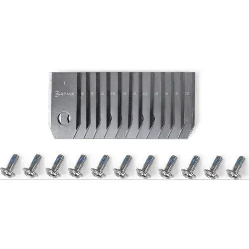 Set de 12 cutite de schimb Ecovacs pentru robotul cositor GOAT G1, cu suruburi incluse