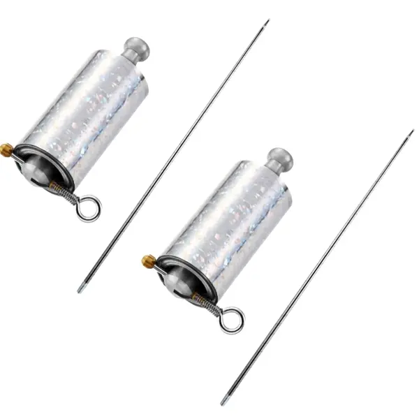 Set de 2 Bastoane extensibile pentru antrenament DEPOX , Automat , 150 cm , Argintiu
