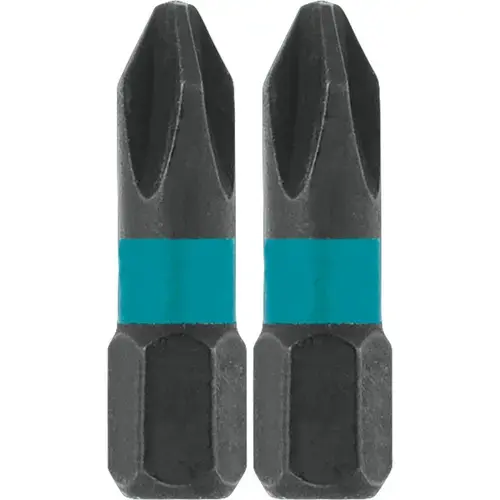 Set de 2 biti de impact, Makita, Impact Black, PZ2x25mm