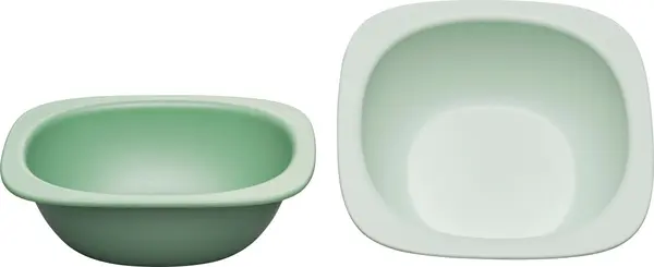 Set de 2 boluri NIP Eat Green - Verde