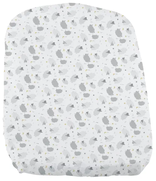 Set de 2 cearșafuri Chicco - Pentru Baby Hug, Grey Sheep