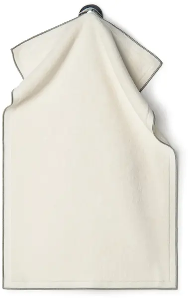 Set de 2 prosoape de bumbac La Reina - Iris, 50 x 100 cm, culoare lapte