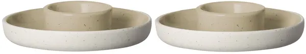 Set de 2 suporturi pentru ouă Blomus - Sablo, bej