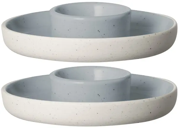 Set de 2 suporturi pentru ouă Blomus - Sablo, gri