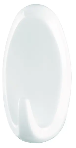 Set de 2 suporturi pentru prosoape Tesa - Plastic, alb