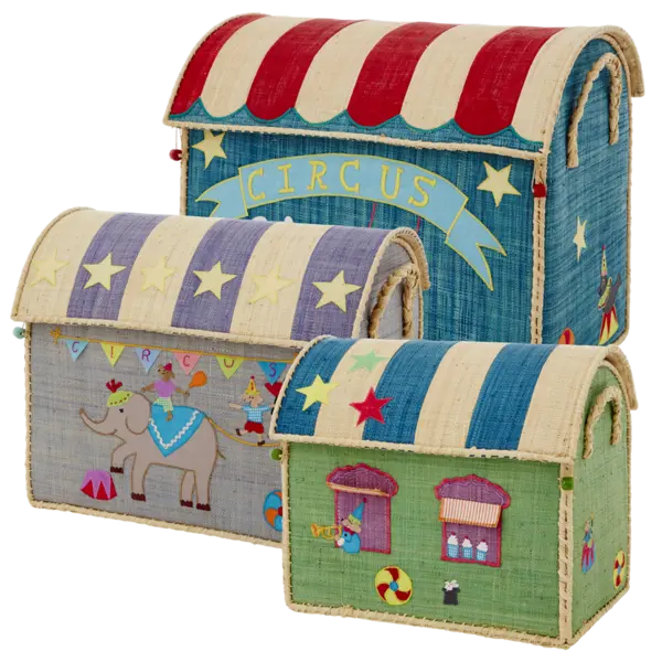 Set de 3 cosuri pentru jucarii - Circ | Rice A/S