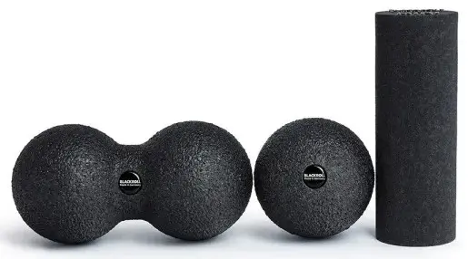 Set de 3 dispozitive mici de automasaj Blackroll - BlackBox Mini, negru