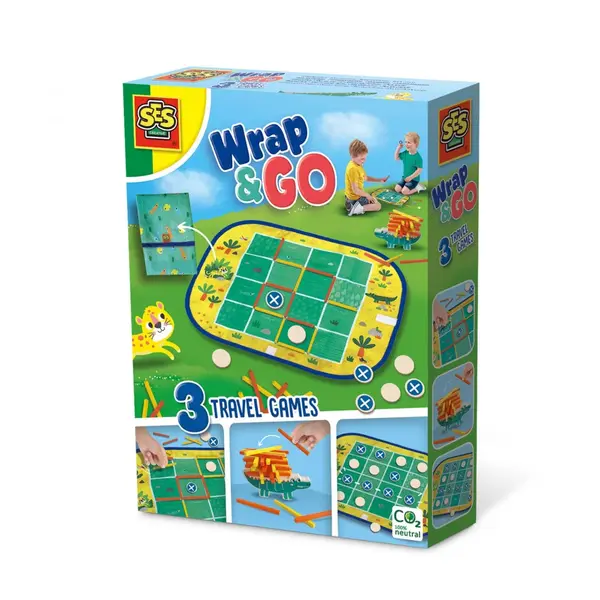 Set de 3 jocuri copii pentru petrecere- Connect Four, Dots and Boxes si joc de stivuire