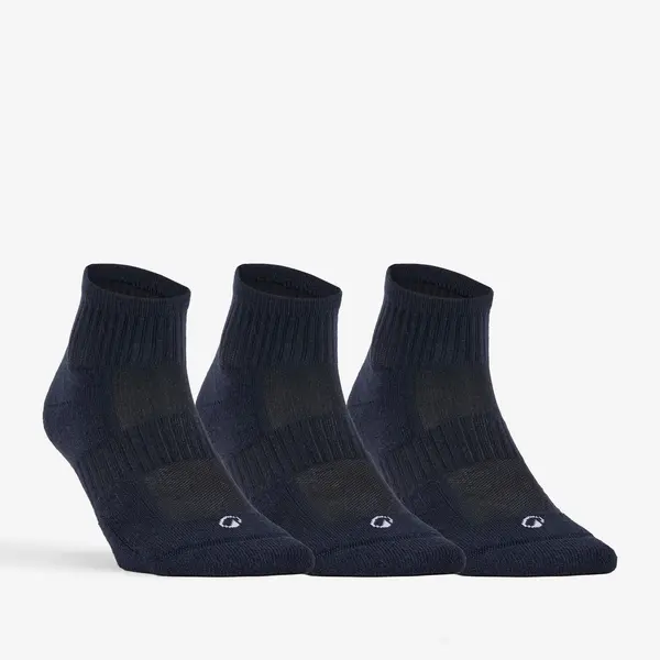 SET DE 3 PERECHI ȘOSETE TENIS MID RS 500 BLEUMARIN