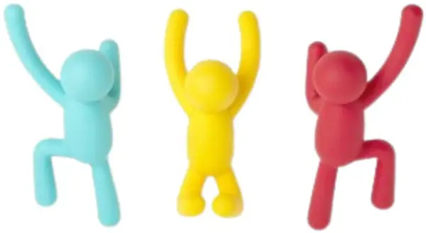 Set de 3 umerașe Umbra - Buddy, 7 x 17 x 8 cm