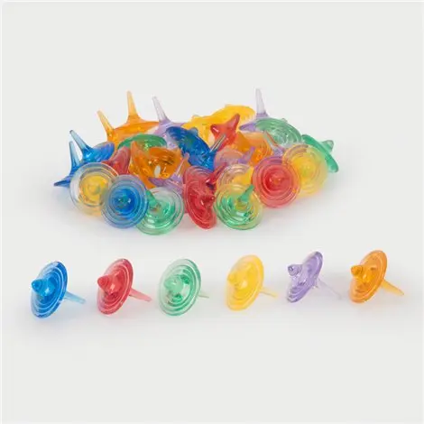 Set de 36 titirezi translucizi pentru activitati senzoriale