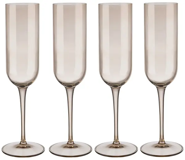 Set de 4 pahare pentru vin Blomus - Fuum, 210 ml, bej