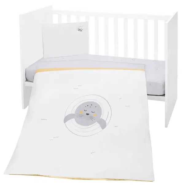 Set de 5 piese de lenjerie de pat pentru copii KikkaBoo - Seally Me